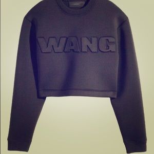 Alexander Wang Scuba Crop Top